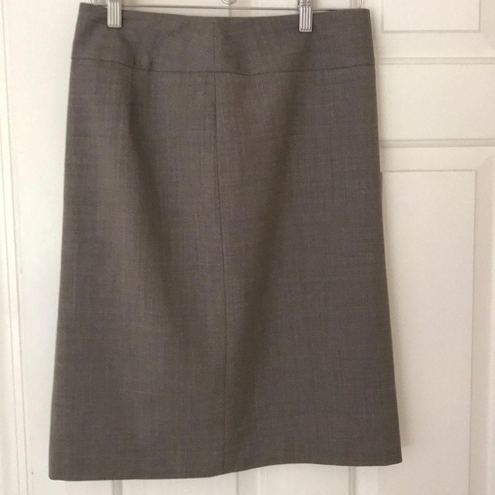 Wool lined pencil skirt